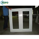 5 Years Warranty Window CE UPVC Double Pane Glass Swing Out Style Window