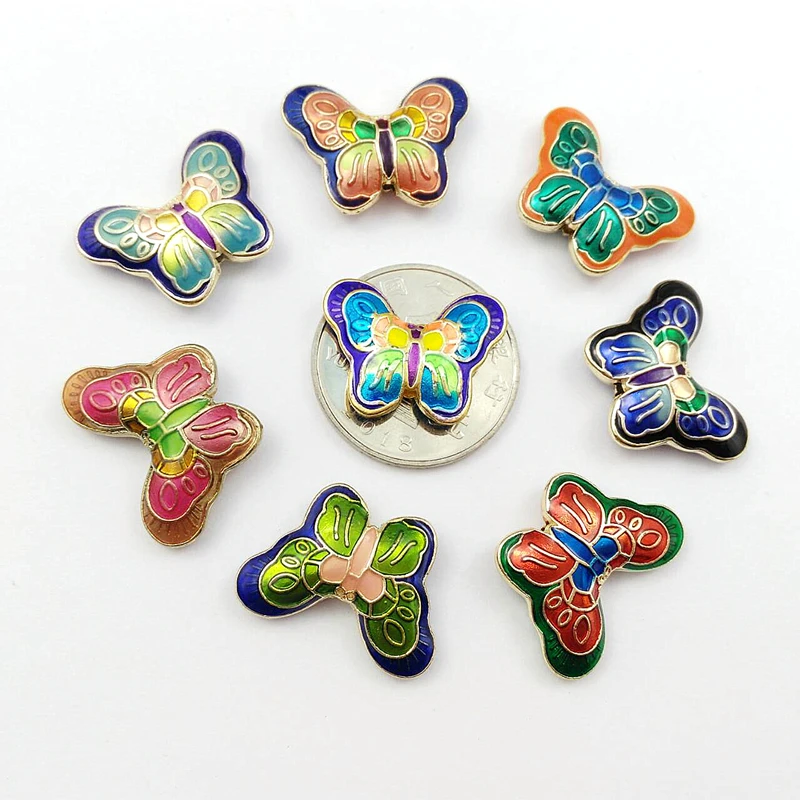 Oil Drop Cloisonne Upper And Lower Hole Butterfly Beaded Bracelet Material Handmade DIY Earring Accessories Bracelet Accessories, Picture shows
Oil Drop Cloisonne Upper And Lower Hole Butterfly Beaded Bracelet Material Handmade DIY Earring Accessories Bracelet Accessories, Picture shows