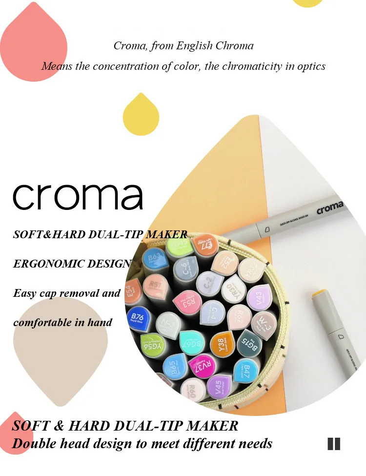 Croma Brush Markers (post will be inactive in 2 on sale days)