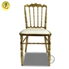 Hotel Banquet Gold platingTiffany Chivari Chair For Outdoor Wedding