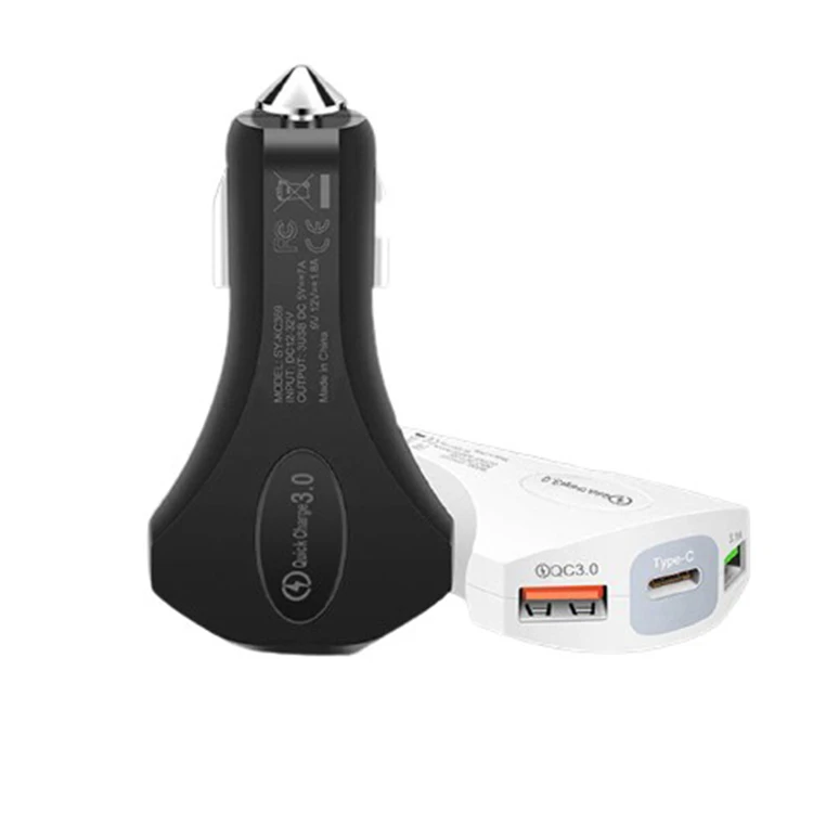 3A Fast USB Car Charger For IPhone Xiaomi Samsung Huawei Car USB Charger Adapter Car Charging Mobile Phone Charger safety Hammer, Black white
3A Fast USB Car Charger For IPhone Xiaomi Samsung Huawei Car USB Charger Adapter Car Charging Mobile Phone Charger safety Hammer, Black white