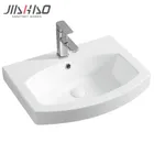 Single Hole Basin Wash Vanity Cabinet Basin Washing Hand Basin Ceramic Cabinet Wash Basin