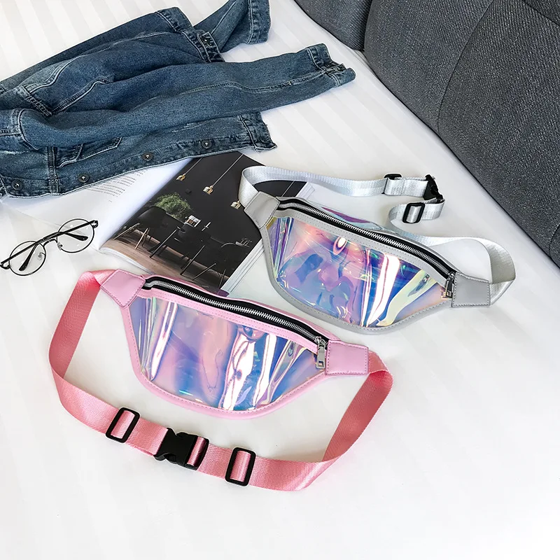 Female bag 2019 new Korean version of reflective laser pockets personalized fashion chest bag creative mobile phone bag, Picture
Female bag 2019 new Korean version of reflective laser pockets personalized fashion chest bag creative mobile phone bag, Picture