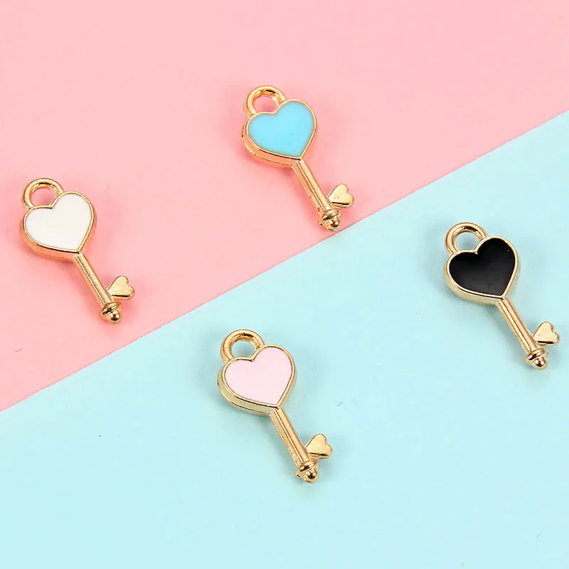 Creative gold enamel heart key charms amulet alloy drop oil pendant for girls DIY necklace bracelet jewelry making, Picture
Creative gold enamel heart key charms amulet alloy drop oil pendant for girls DIY necklace bracelet jewelry making, Picture