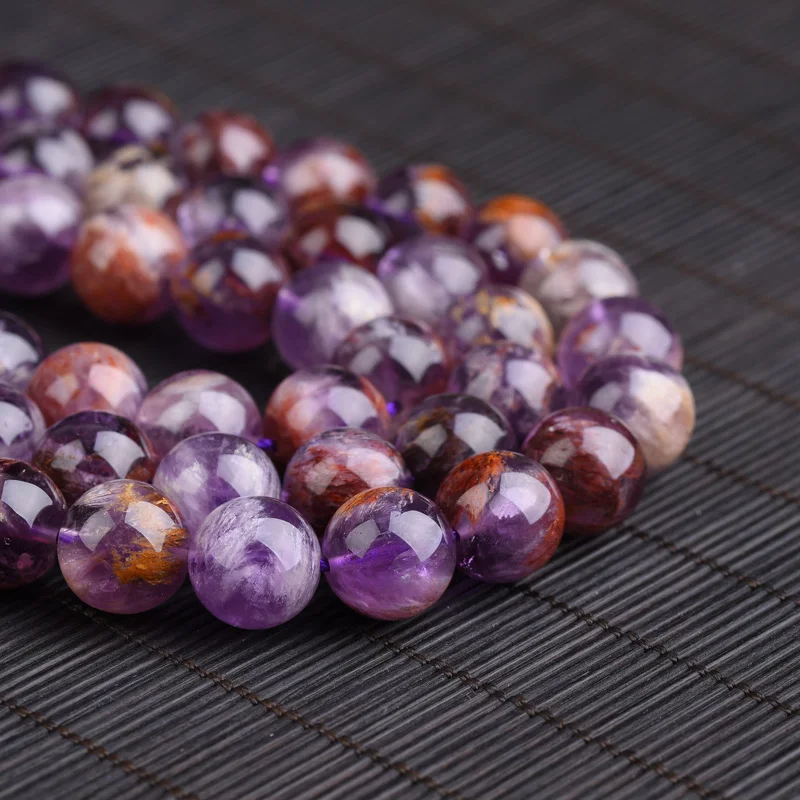 Wholesale Smooth Loose Round Beads Purple Phantom Quartz Super Seven Crystal Auralite
Wholesale Smooth Loose Round Beads Purple Phantom Quartz Super Seven Crystal Auralite