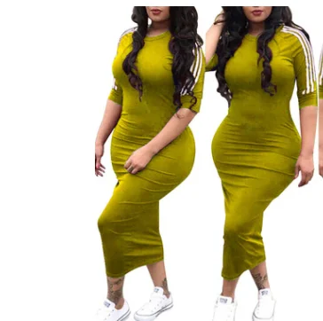 Fashion White Stripe Lady's Dress Slim Sexy Nightclub Dress Medium Sleeve Solid Long Skirt for Woman, Yellow, wine red, purple, navy blue, dark blue, army green
Fashion White Stripe Lady's Dress Slim Sexy Nightclub Dress Medium Sleeve Solid Long Skirt for Woman, Yellow, wine red, purple, navy blue, dark blue, army green