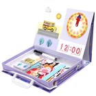 UCMD Time Management Basic Cognition Routines Time Clock Matching Games Magnet Kids Puzzle