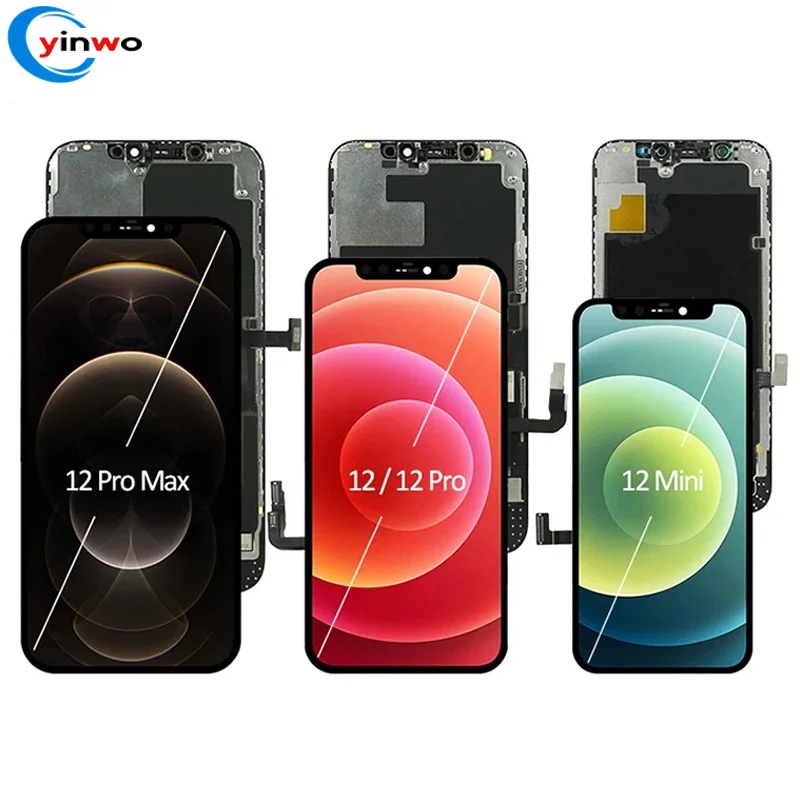 Wholesale Original Lcd Display Screen oled incell for Iphone 12 Pro max 12 mini Lcd, Black
Wholesale Original Lcd Display Screen oled incell for Iphone 12 Pro max 12 mini Lcd, Black