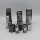 Steel Carbon Pipe Nipple Pipe Fittings Steel Nipple Carbon Iron Fittings Long Pipe Fittings Threaded