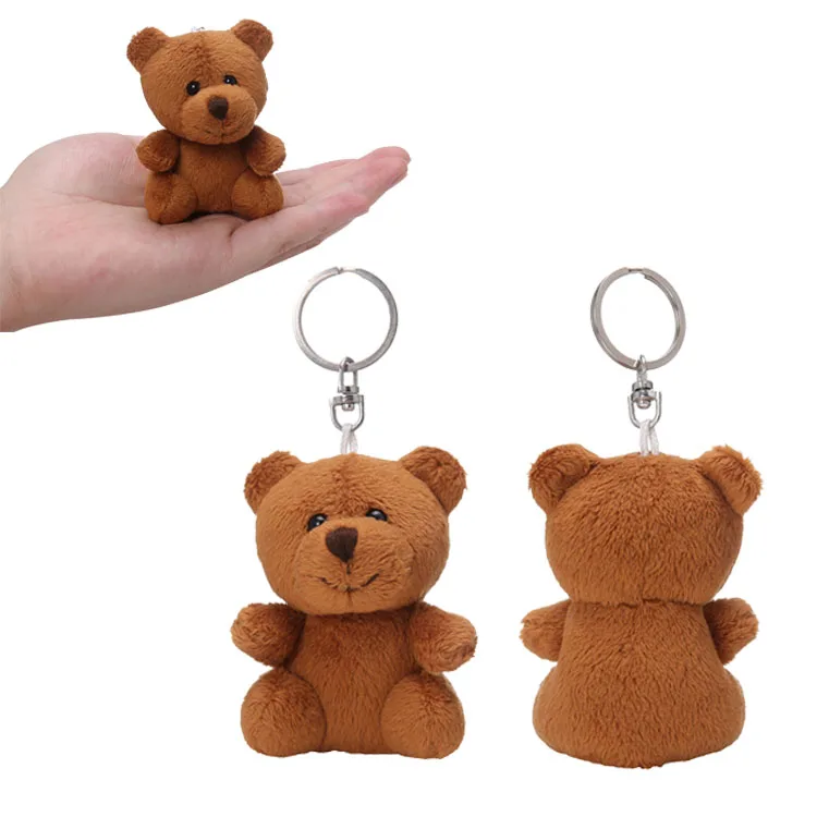 mini teddy bear keychain