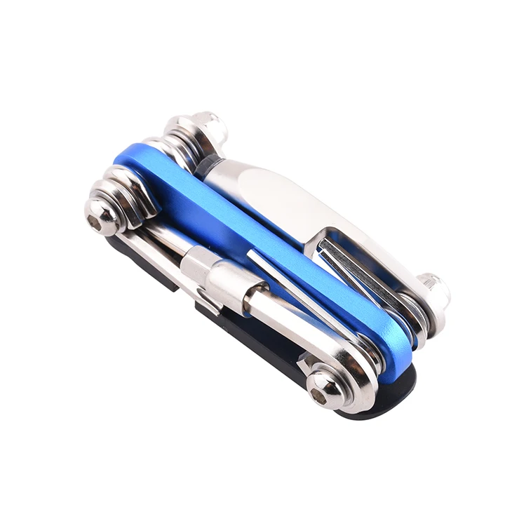Hot Selling Blue Black 2Cr13 Anodized Aluminum Handle Multifunction Pocket 14 In 1 Bike Repair Tool Set Repair Tools For Bike
Hot Selling Blue Black 2Cr13 Anodized Aluminum Handle Multifunction Pocket 14 In 1 Bike Repair Tool Set Repair Tools For Bike