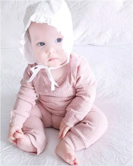 Infant Toddler Princess Girls Long Sleeve Pointelle Cotton Baby Jumpsuit Romper, Photo showed and customized color
Infant Toddler Princess Girls Long Sleeve Pointelle Cotton Baby Jumpsuit Romper, Photo showed and customized color