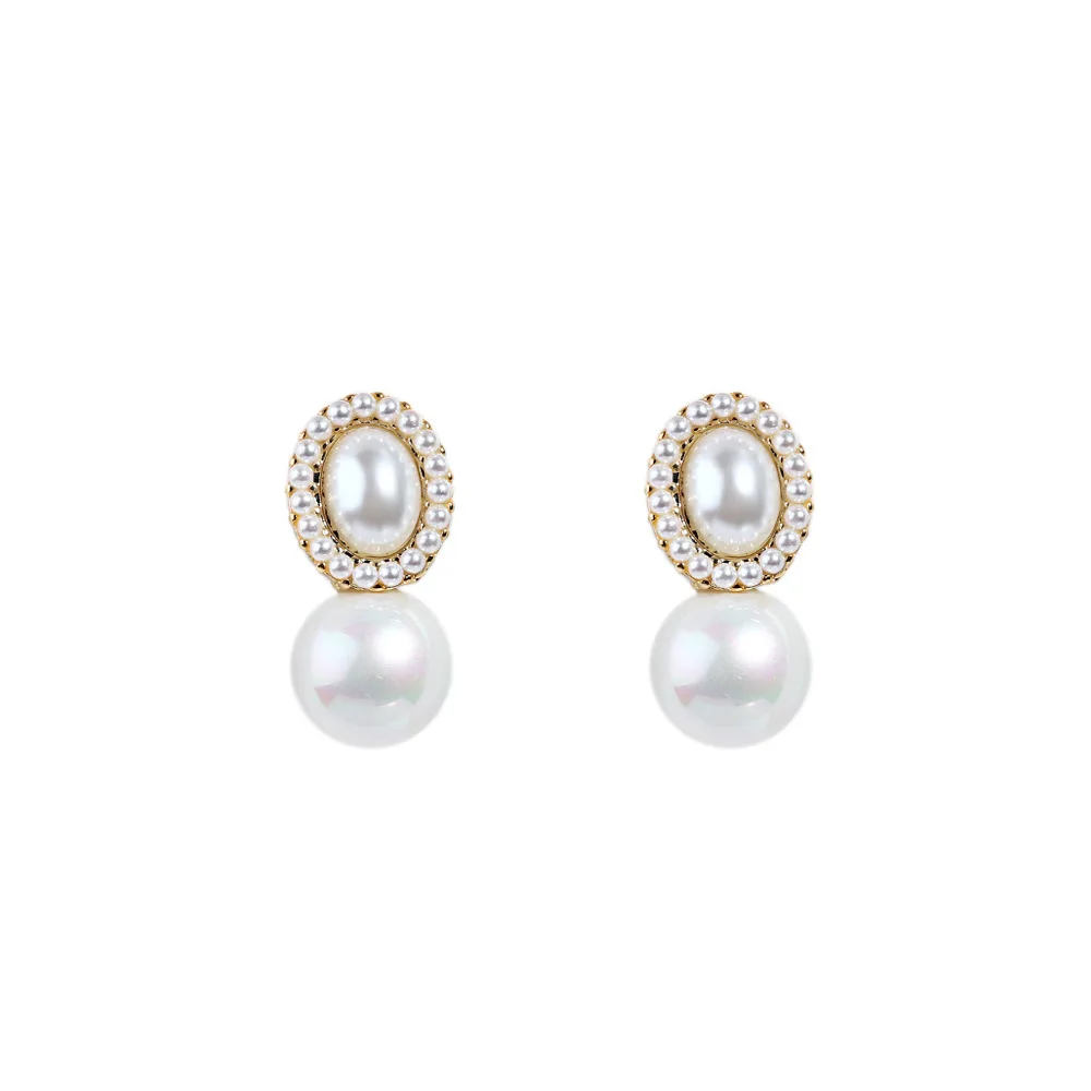 2021 Summer Korean S925 Silver Needle Geometric Pearl Stud Earrings Creative Pearl Stud Earrings
2021 Summer Korean S925 Silver Needle Geometric Pearl Stud Earrings Creative Pearl Stud Earrings