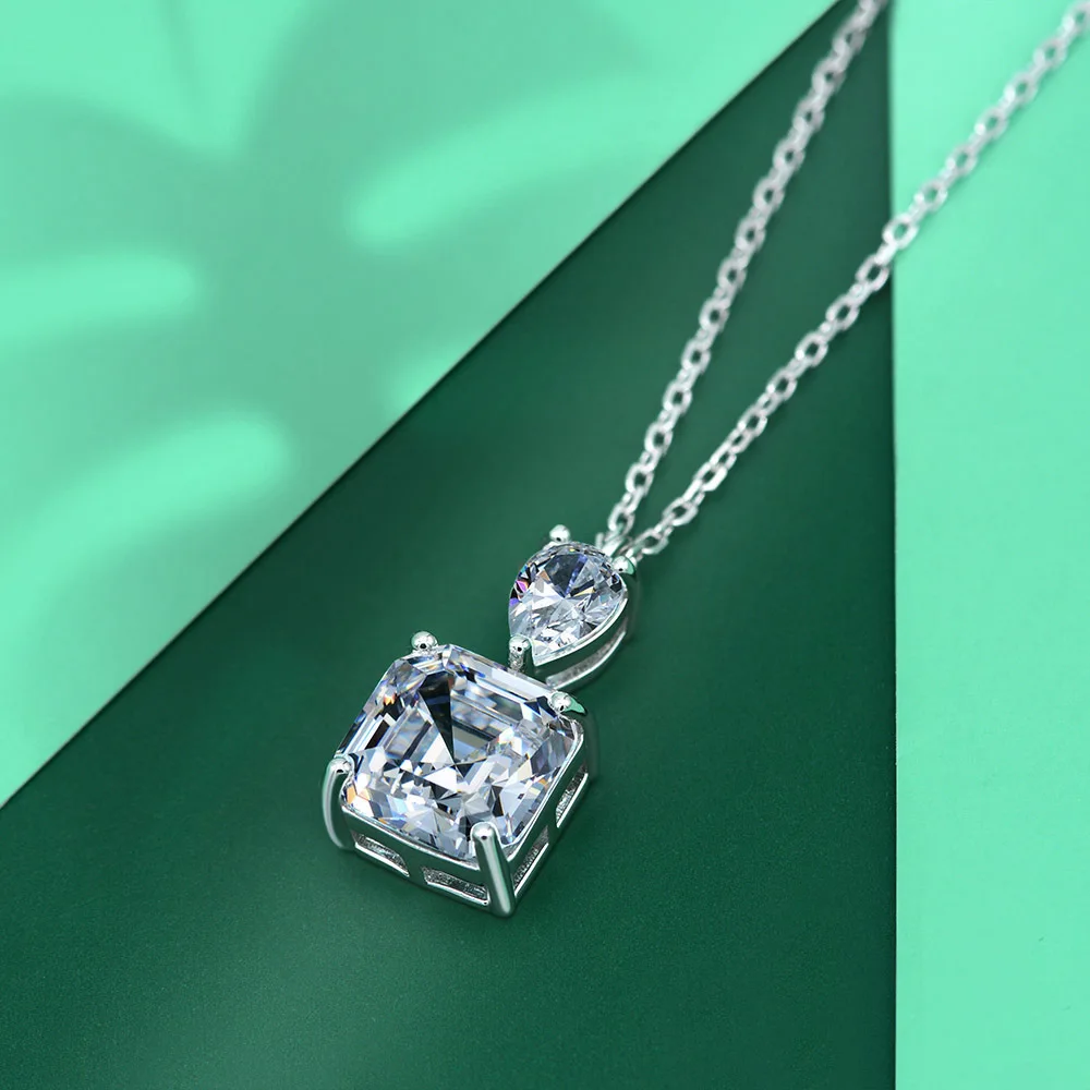 2021 New S925 Sterling Silver Necklace 10X10 Simulation Diamond Pendant ins European and American Hot Jewelry
2021 New S925 Sterling Silver Necklace 10X10 Simulation Diamond Pendant ins European and American Hot Jewelry
