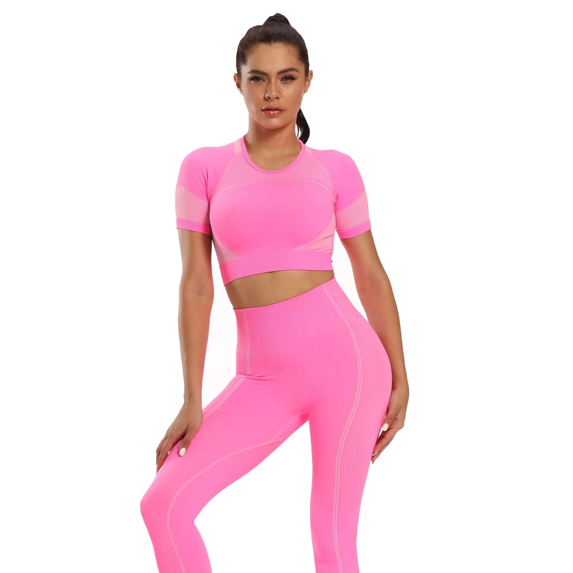 RY96Z02# Women Fitness Clothing Seamless Sports Top And Yoga Pants Gym yoga Set Sport Suit For Women Workout
RY96Z02# Women Fitness Clothing Seamless Sports Top And Yoga Pants Gym yoga Set Sport Suit For Women Workout