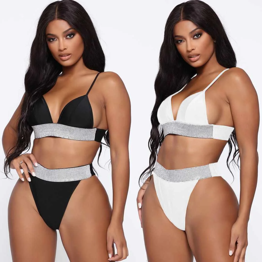 Hot Split Swimsuit Women Sexy Solid Color Fashion High Waist Bikini, Picture color
Hot Split Swimsuit Women Sexy Solid Color Fashion High Waist Bikini, Picture color