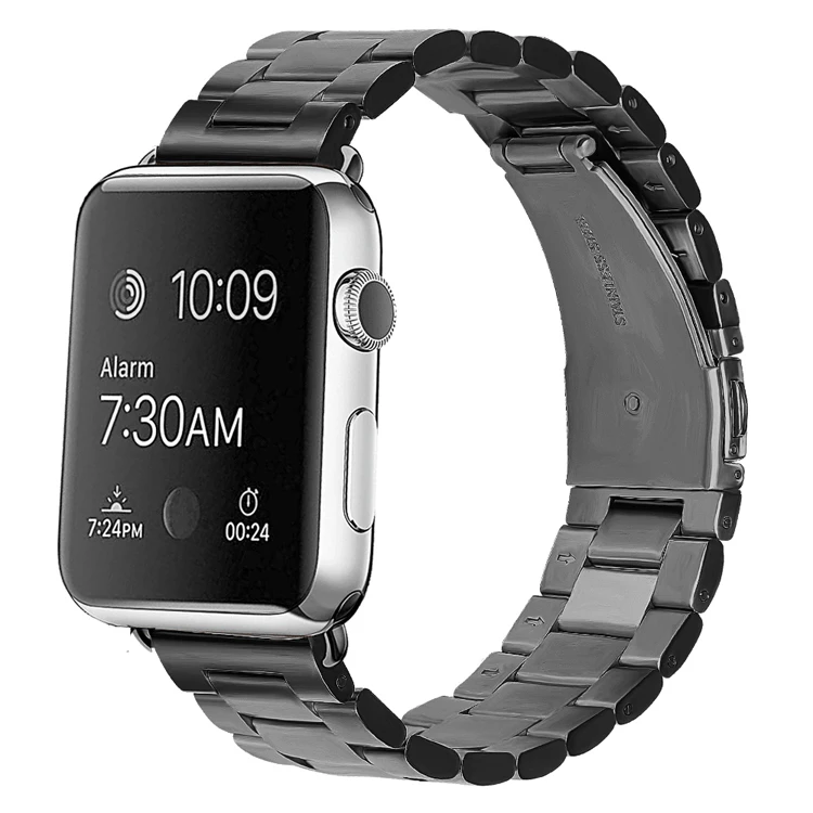 Three Bead Metal Stainless Steel Watch Strap for Apple watch iWatch Series 6 5 4 3 2 1 Band 38 40 42 44mm, Optional
Three Bead Metal Stainless Steel Watch Strap for Apple watch iWatch Series 6 5 4 3 2 1 Band 38 40 42 44mm, Optional