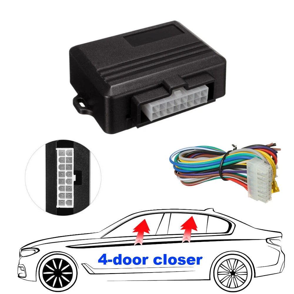 Universal Car Power Window Roll Up Closer For 4 Doors Auto Close