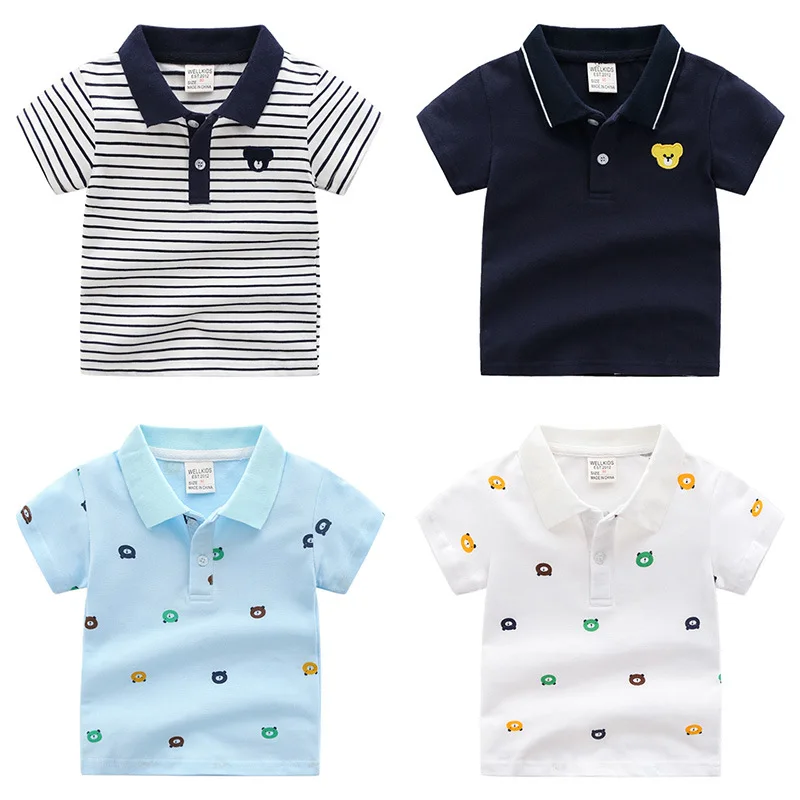 High Quality Design Summer 100% Cotton Kids T-shirt Polo
High Quality Design Summer 100% Cotton Kids T-shirt Polo