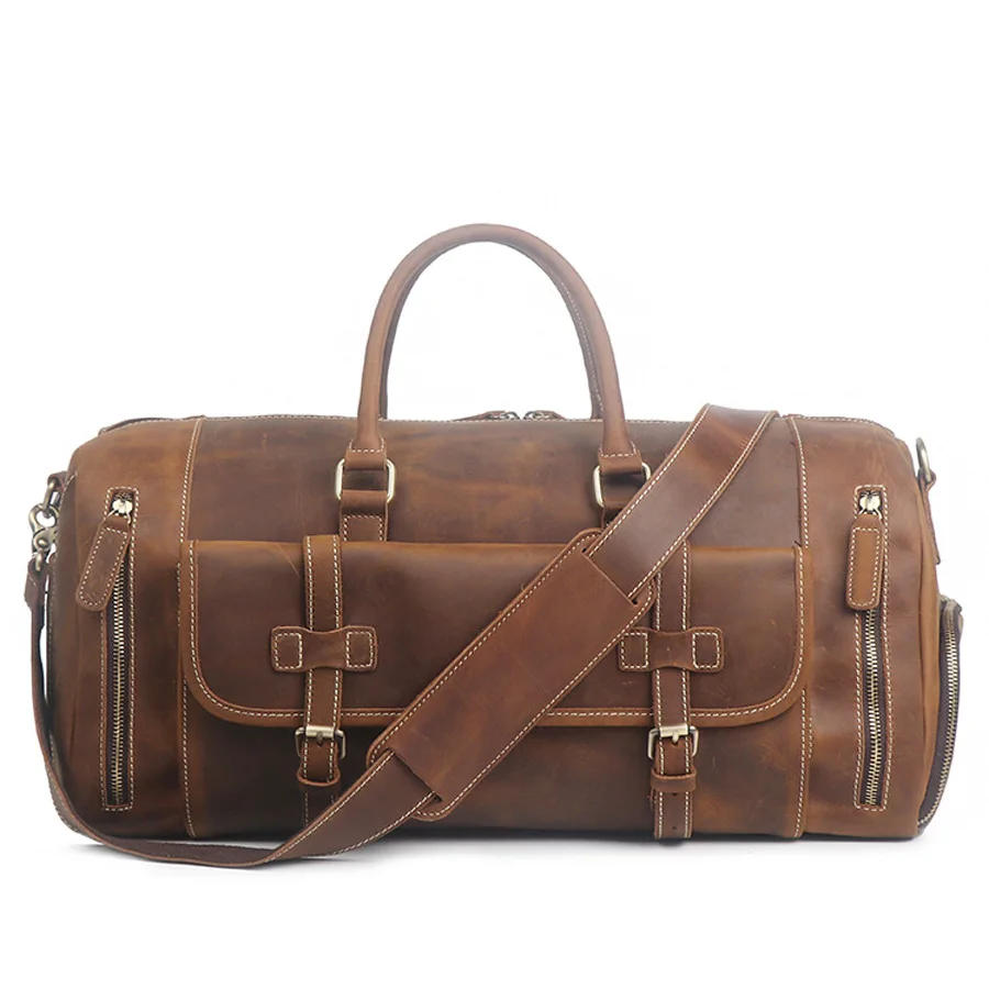In Stock New Fashion Leather Handbags Genuine Leather Travel Shoulder Bags With Shoe Seat Laptop Real Cowhide Duffle Bag, Customized
In Stock New Fashion Leather Handbags Genuine Leather Travel Shoulder Bags With Shoe Seat Laptop Real Cowhide Duffle Bag, Customized