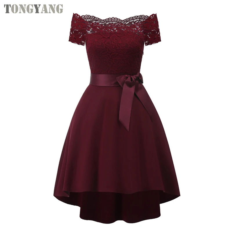 TONGYANG New Arrivals Women Brace Elegant Wedding Party Dress Vintage Evening Dress Off Shoulder Lace Dress, 7 colors
TONGYANG New Arrivals Women Brace Elegant Wedding Party Dress Vintage Evening Dress Off Shoulder Lace Dress, 7 colors