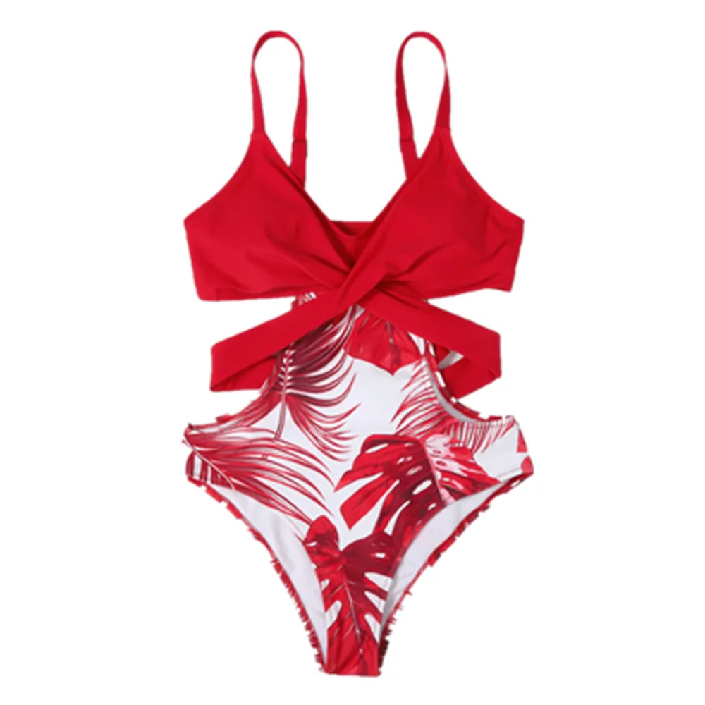 Ladies fashion design red black monokini one piece swimsuit women's swimwear&beachwear 2021
Ladies fashion design red black monokini one piece swimsuit women's swimwear&beachwear 2021