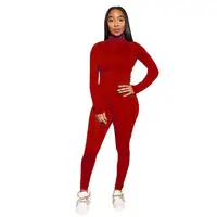 Women Casual Wear Two Pieces Set Turtleneck Solid Color Long Sleeve Top Long Pants 2 Piece Outfits Solid 8 Color
Women Casual Wear Two Pieces Set Turtleneck Solid Color Long Sleeve Top Long Pants 2 Piece Outfits Solid 8 Color