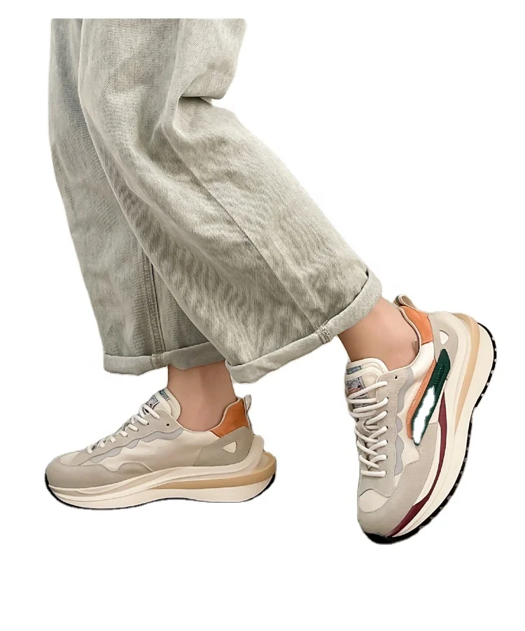2021 Autumn/Winter New Women'S Versatile Casual Thick Rubber Sole Shoes Genuine Leather Contrast Color Sneakers
2021 Autumn/Winter New Women'S Versatile Casual Thick Rubber Sole Shoes Genuine Leather Contrast Color Sneakers
