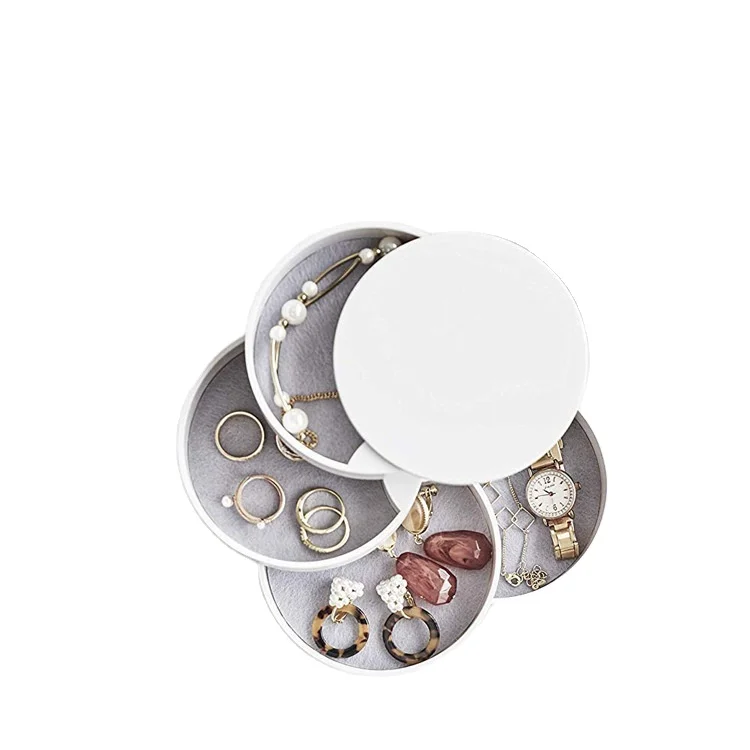 Wholesale Nordic Style 4-Tier Rotating Multifunctional Jewelry Stotage Box Ring and Necklace Storage Box Color Jewelry Case, White black pink red transparent
Wholesale Nordic Style 4-Tier Rotating Multifunctional Jewelry Stotage Box Ring and Necklace Storage Box Color Jewelry Case, White black pink red transparent