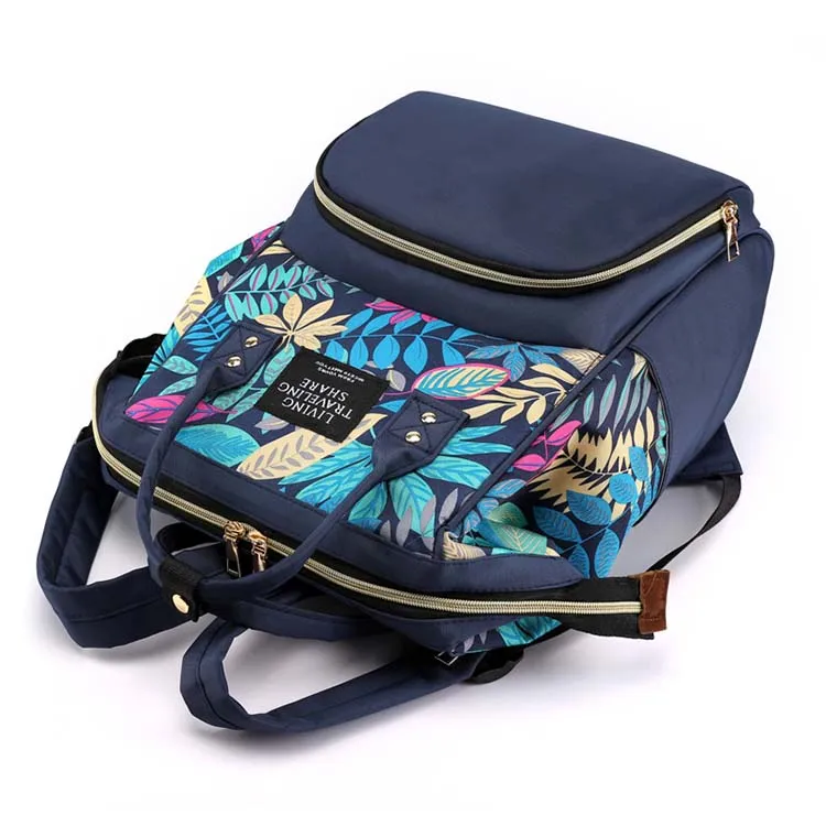 Vogue autumn leaves design durable diaper backpack suitable for the youth, Customized colors
Vogue autumn leaves design durable diaper backpack suitable for the youth, Customized colors