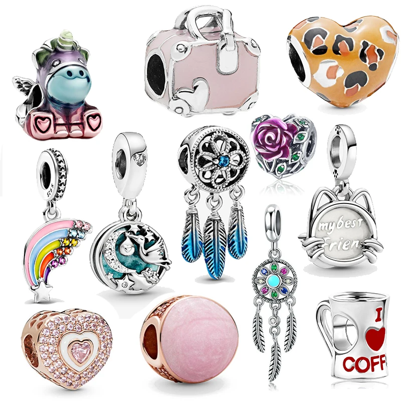 New Original 100% 925 Sterling Silver Fine Jewelry Pendant Unicorn Charm Teapot Beads Fit Pandora Bracelet Making Gift For Women
New Original 100% 925 Sterling Silver Fine Jewelry Pendant Unicorn Charm Teapot Beads Fit Pandora Bracelet Making Gift For Women