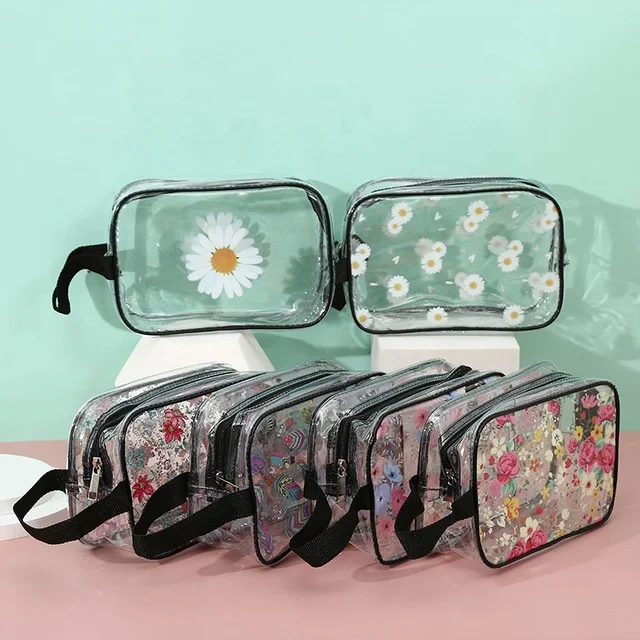 BEAU FLY Private Label Daisy Floral PVC Makeup Bag Transparent Waterproof Jelly Makeup Bag, As pictures
BEAU FLY Private Label Daisy Floral PVC Makeup Bag Transparent Waterproof Jelly Makeup Bag, As pictures