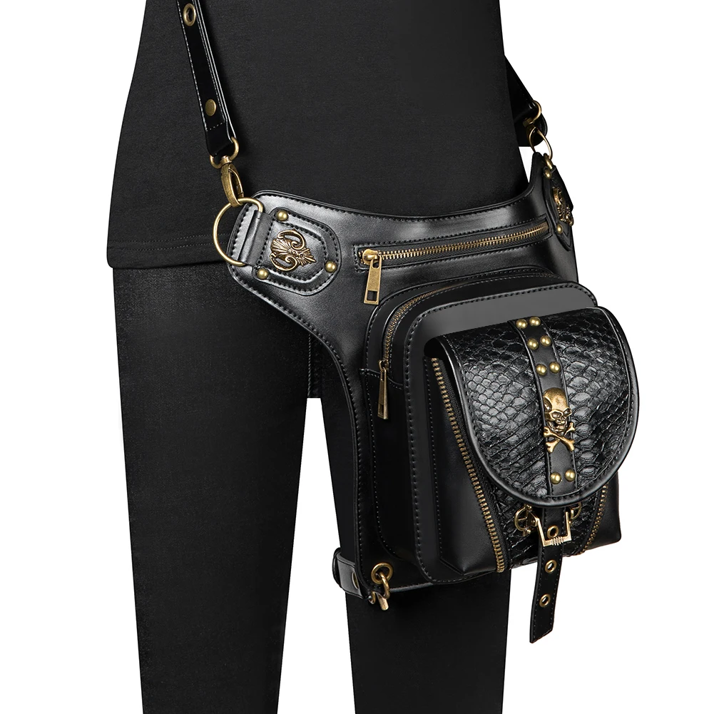 Outdoors spot punk multifunctional pu leather tactics backpack crossbody pockets waist bags
Outdoors spot punk multifunctional pu leather tactics backpack crossbody pockets waist bags