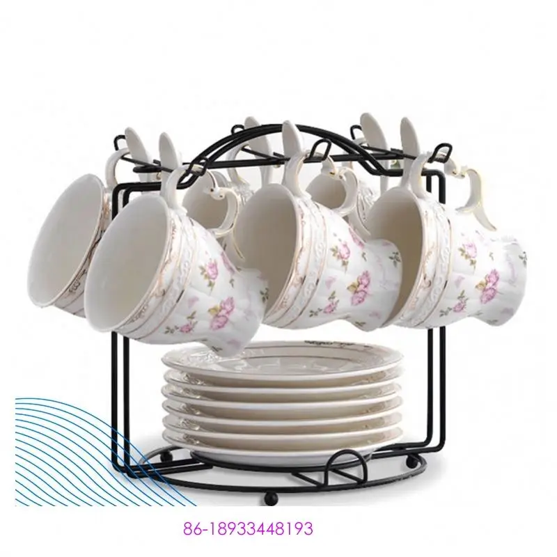 SOAR 19Pcs Porcelain Tea Coffee Cup Set Luxury Blue And Gold Design Coffee Cup&Saucer Sets
SOAR 19Pcs Porcelain Tea Coffee Cup Set Luxury Blue And Gold Design Coffee Cup&Saucer Sets
