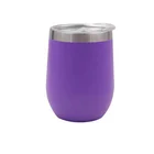 10 years factory free sample customized coffee cup double walls stainless steel water bottle egg shape wine cup