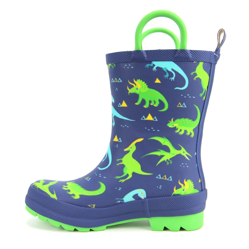 Hot-selling Waterproof Boots With Handle Cute Special Unique Dinosaur Students Rain Boots Kids Children, Customized color
Hot-selling Waterproof Boots With Handle Cute Special Unique Dinosaur Students Rain Boots Kids Children, Customized color
