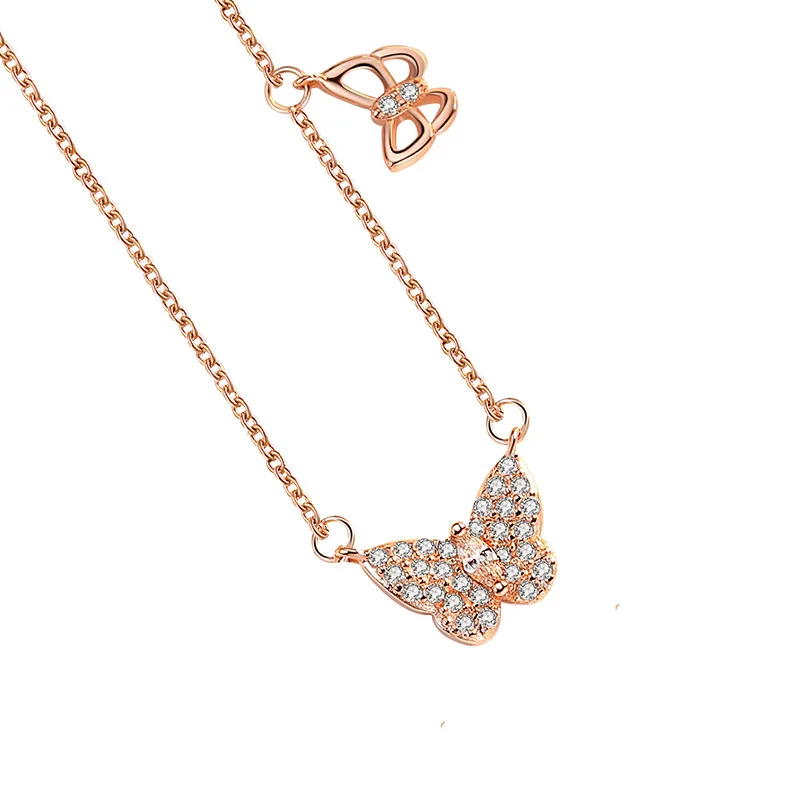 Custom Gold Plated 925 Sterling Silver Cubic Zirconia Ladies Jewelry Butterfly Chain Necklace
Custom Gold Plated 925 Sterling Silver Cubic Zirconia Ladies Jewelry Butterfly Chain Necklace