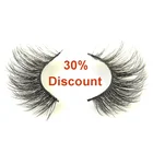 30% discount sales natural long cruelty free soft faux 5d mink eyelashes