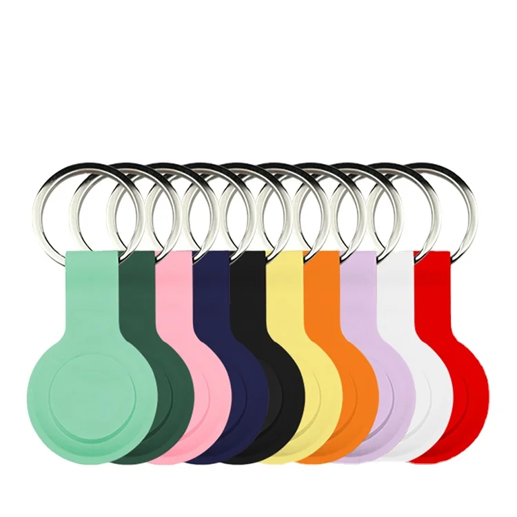 For Apple AirTag Silicone Case Metal Ring Clip Holder Anti-lost Air Tag Protective Cover for AirTags Case
For Apple AirTag Silicone Case Metal Ring Clip Holder Anti-lost Air Tag Protective Cover for AirTags Case
