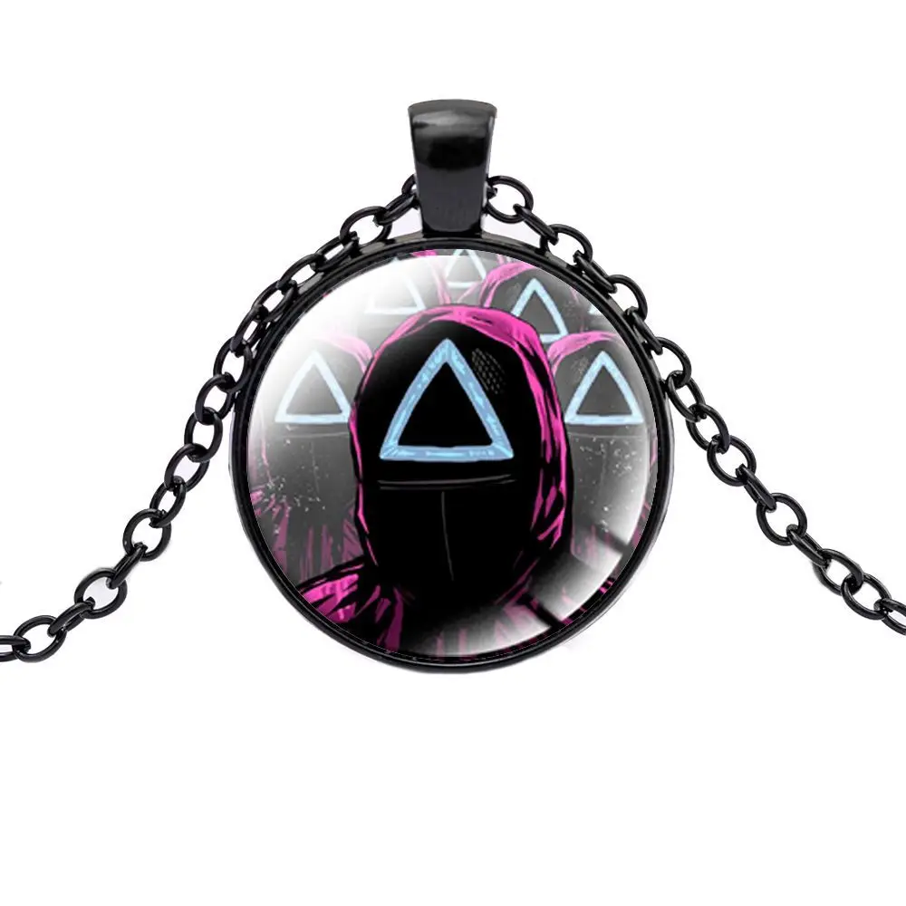 Wholesale Squid Game Men's Choker Korean Tv Serie Squid Game Cosplay Crystal Glass Pendant Necklace, As picture
Wholesale Squid Game Men's Choker Korean Tv Serie Squid Game Cosplay Crystal Glass Pendant Necklace, As picture