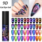 Organic Soak off Esmaltes En Gel Nail Gel Polish Cheap Cat Eyes Remove Soak Glitter 9D Finger Removal UV Gel Nail Polish
