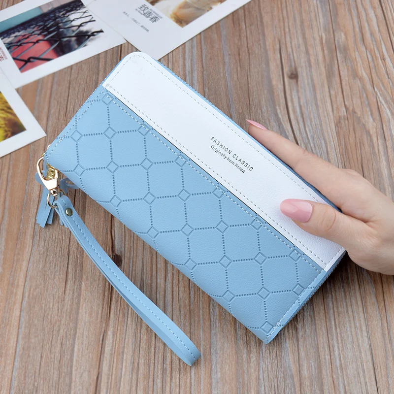 Latest design ladies purse large capacity money clip wallet women long leather wallet, Black, green , blue, red, light pink , dark pink
Latest design ladies purse large capacity money clip wallet women long leather wallet, Black, green , blue, red, light pink , dark pink