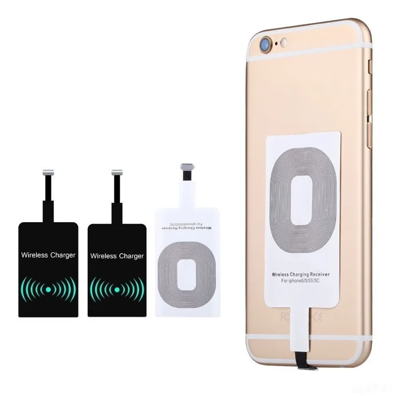 Fast Qi Wireless Charger Receiver For iPhone 6 7 Plus Universal Charging Receiver Adapter Pad Coil For Micro USB Type-C Phone, Black white
Fast Qi Wireless Charger Receiver For iPhone 6 7 Plus Universal Charging Receiver Adapter Pad Coil For Micro USB Type-C Phone, Black white