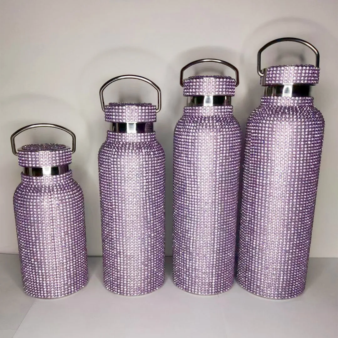New Lady Girl Gift Diamond Rhinestone Crystal Water Bottle Protable Stainless Steel Vacuum Flask
New Lady Girl Gift Diamond Rhinestone Crystal Water Bottle Protable Stainless Steel Vacuum Flask
