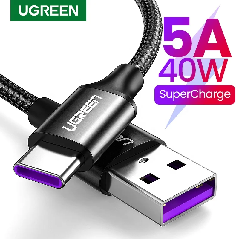 Wholessale Ugreen USB 5A 40W Type C Cable for Samsung S21 Huawei Xiaomi Android Mobile Phone Fast Charging USB C Matebook Rs Pr
Wholessale Ugreen USB 5A 40W Type C Cable for Samsung S21 Huawei Xiaomi Android Mobile Phone Fast Charging USB C Matebook Rs Pr