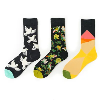 sxx400 Dove graffiti tube socks flower and bird sketch cotton socks, Picture display
sxx400 Dove graffiti tube socks flower and bird sketch cotton socks, Picture display