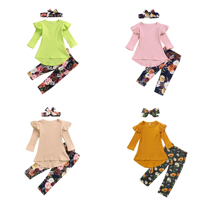 2020 Girls autumn outfit fashion pure color jacket flower trousers heist three pieces suit kids clothing sets for wholesale, As pic shows, we can according to your request also
2020 Girls autumn outfit fashion pure color jacket flower trousers heist three pieces suit kids clothing sets for wholesale, As pic shows, we can according to your request also
