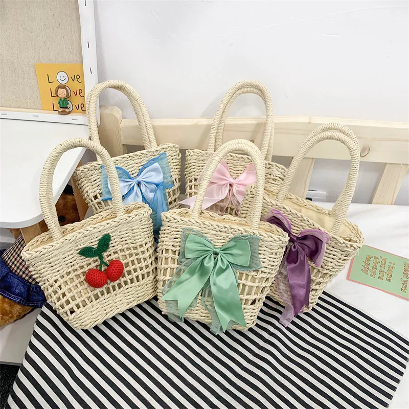 Children's Messenger Bag 2022 New Straw Bag Cherry Bow Woven Bag Travel Concave Accessories Bag
Children's Messenger Bag 2022 New Straw Bag Cherry Bow Woven Bag Travel Concave Accessories Bag