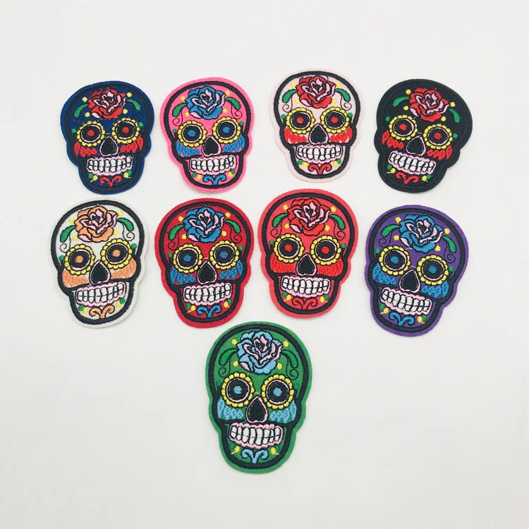Wholesale 9styles/set skull shoe patch clothing woven fabric Embroidery Patch, 9colors/set
Wholesale 9styles/set skull shoe patch clothing woven fabric Embroidery Patch, 9colors/set