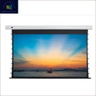 motorized projection screen with remote control home theater projector screen